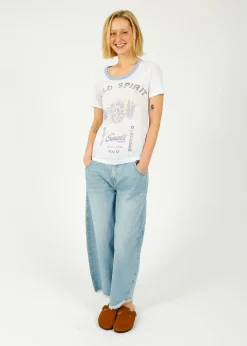 IM Kiliann Tee in White, Blue