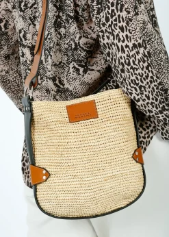 IM Mini Bayia Bag in Natural, Cognac