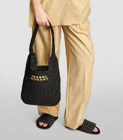 IM Praia Small Shoulder Bag in Black