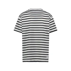 JS Striped ISMILEYOU Tee in Blue