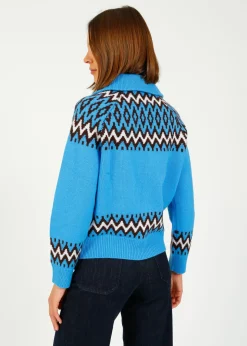 JU Ski Zip Up in Sky