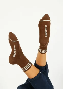 LBS Girlfriend Socks in Mahogany