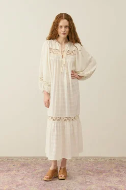 LM Gypse Dress in Snow Ostuni Checks