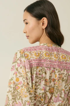 LM Jeanne Shirt in Cream Mimosa Spring