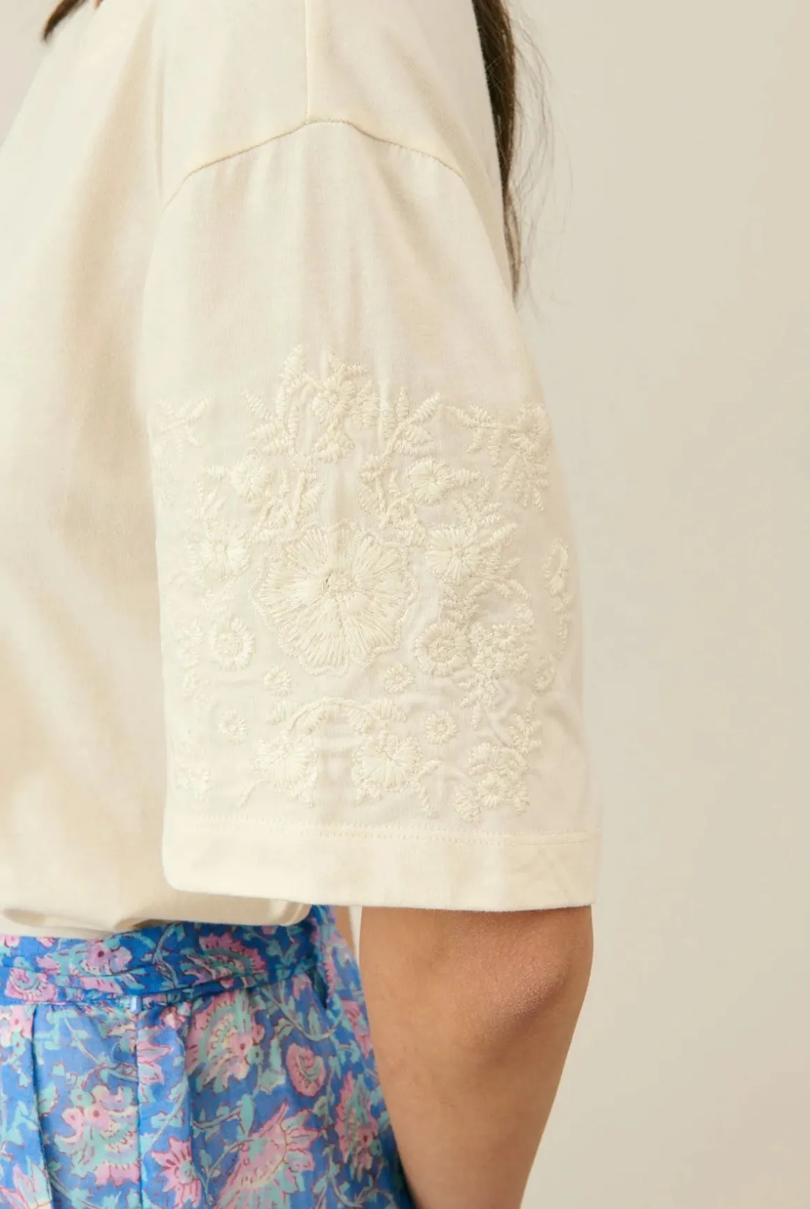 LM Lauriane Tee in Cream