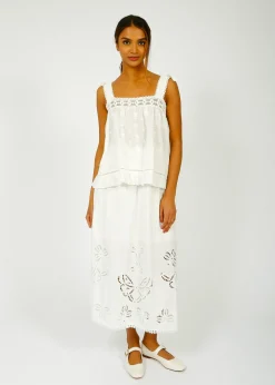 LM Paola Skirt in White