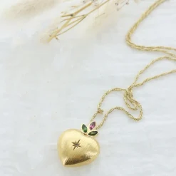 LP SA185 Heart Medallion on Chain