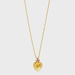 LP SA185 Heart Medallion on Chain