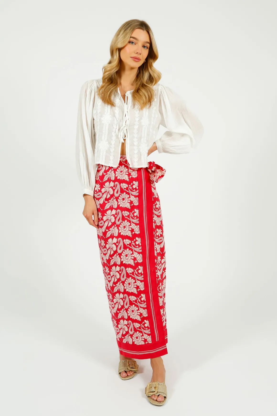 MAISON H Marina Skirt in Tabasco