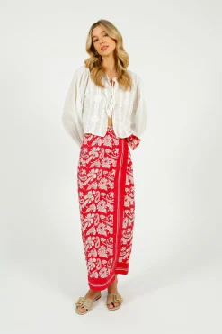 MAISON H Marina Skirt in Tabasco