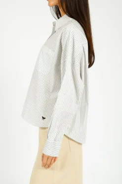 MM Aureo Navy Stripe Shirt