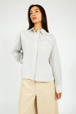 MM Aureo Navy Stripe Shirt