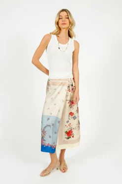 MM Ceylon Knitted Vest in White