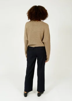 MM Hateley Flannel Trousers in Navy