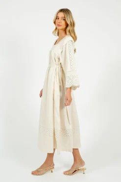 MM Luglio Dress in Ecru