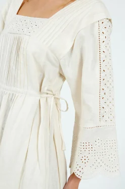 MM Luglio Dress in Ecru