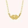 MYA BAY Gold Big Talisman Necklace