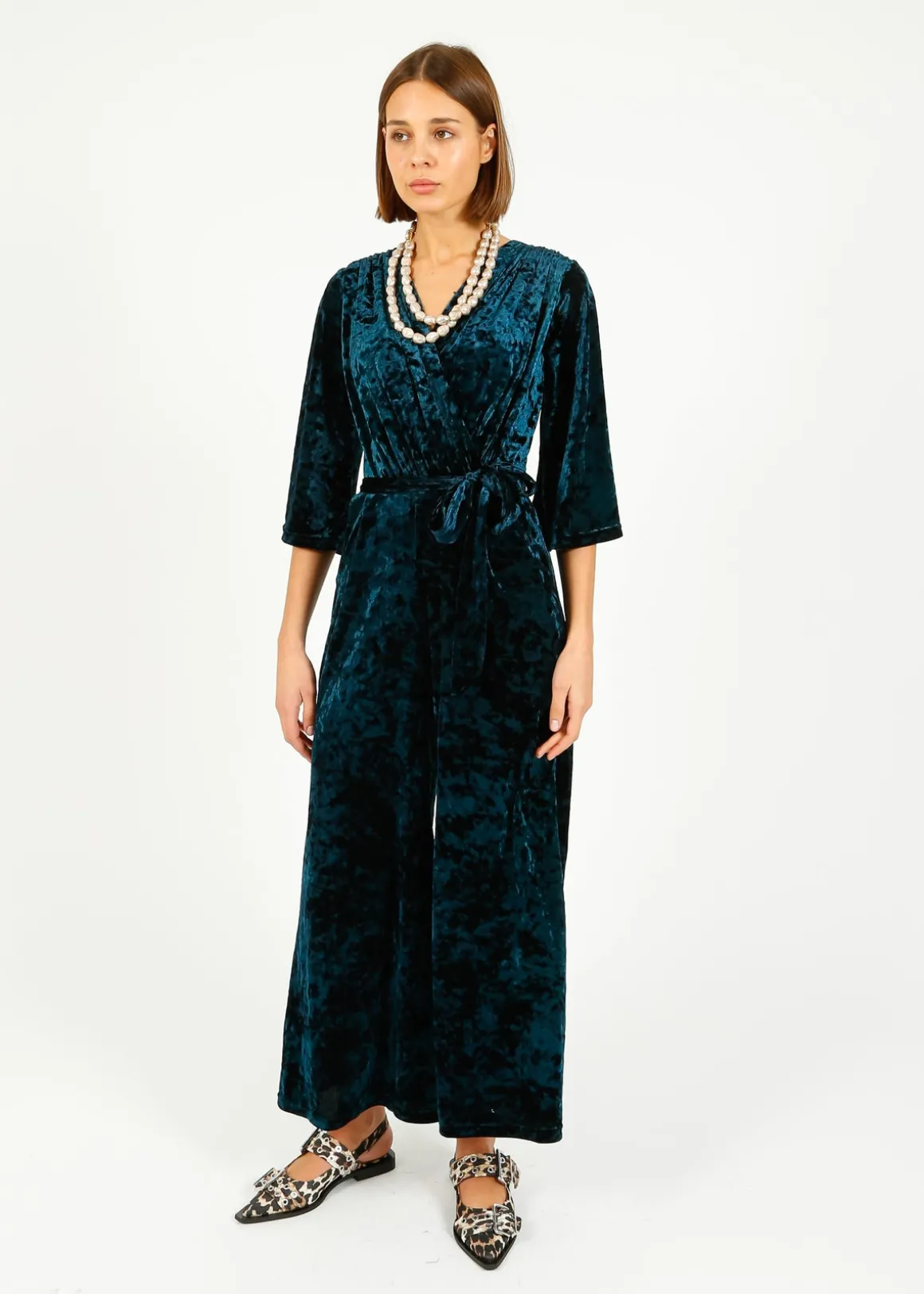 ONJENU Laurie Jumpsuit in Velvet Blue