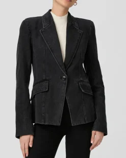 PAIGE Carmen Blazer in Evening Onyx