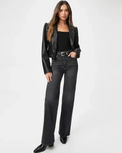 PAIGE Sasha in Viper Black Distress