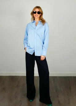 PARK Cotton Shirt in Blue