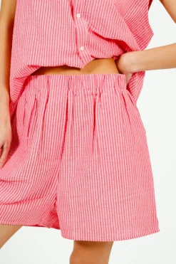 PARK Resort Shorts Pink u0026 Red Stripe