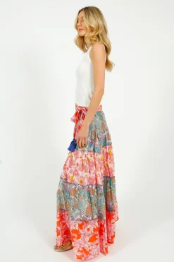 PDS 431 Printed Long Skirt