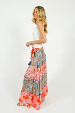PDS 431 Printed Long Skirt
