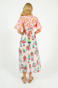 PDS 443 Tea Tents Mix Long Dress