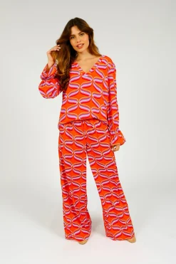 PP Kylie Trousers in Ribbon Orange