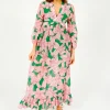 PPL Daisy Dress in Lily 01 Pink, Green