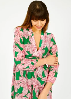 PPL Daisy Dress in Lily 01 Pink, Green