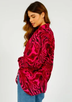 PPL Gail Shirt in Watercolour 01 Pink