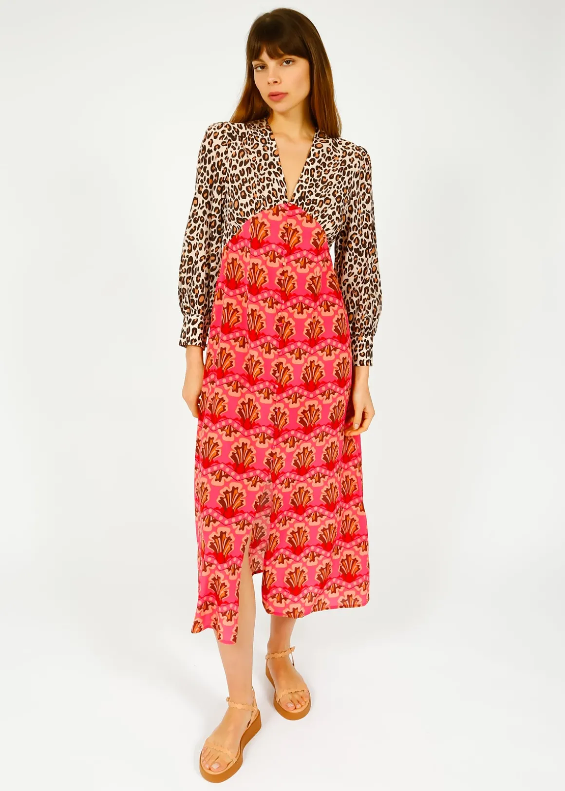 PPL Opal Dress in Leo 01, Zig Zag 01