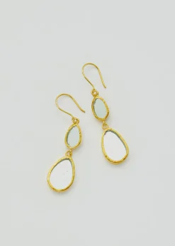 PS Afghanistan Reflections of Beauty Nadia Mirror Drop Earrings