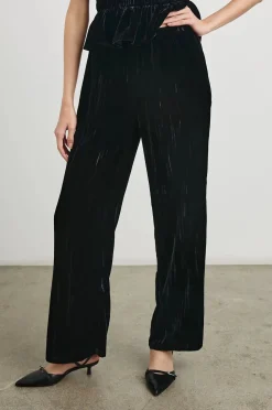 RAILS Brissa Trousers in Black Velvet