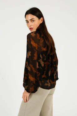 RAILS Indi Blouse in Diffused Sandstone