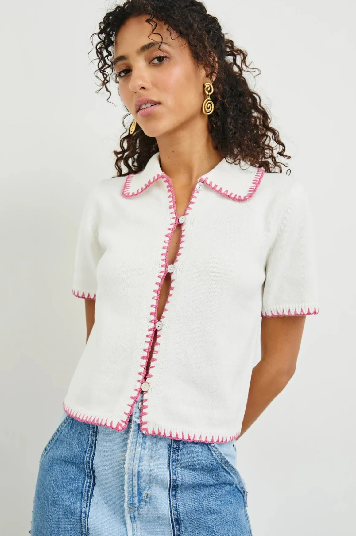 RAILS Maliah Top in Ivory Hibiscus