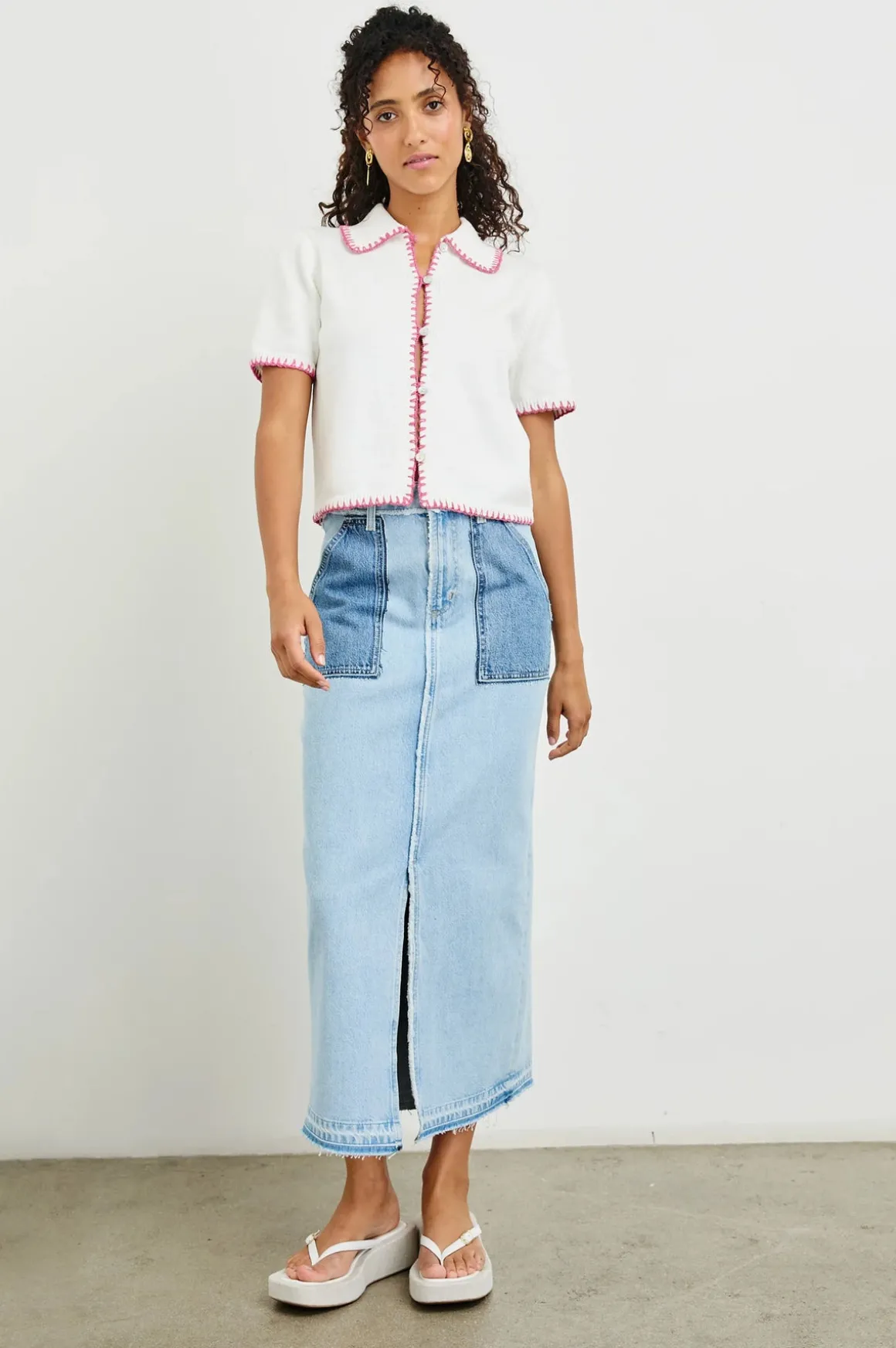 RAILS Maliah Top in Ivory Hibiscus