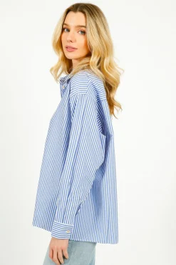 RAILS Stina Shirt in Oxford White Stripe