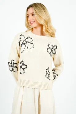 RAILS Zoey Daisy Knit in Ivory