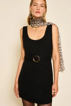 RIXO Cyra Dress in Black