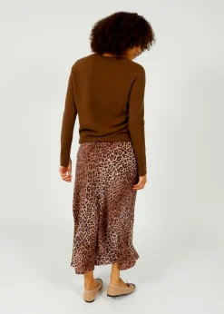 RIXO Kelly Leopard Skirt