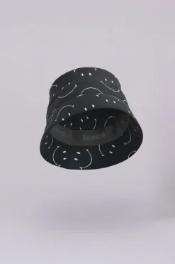 RK Classic Smiley Bucket Hat in Black