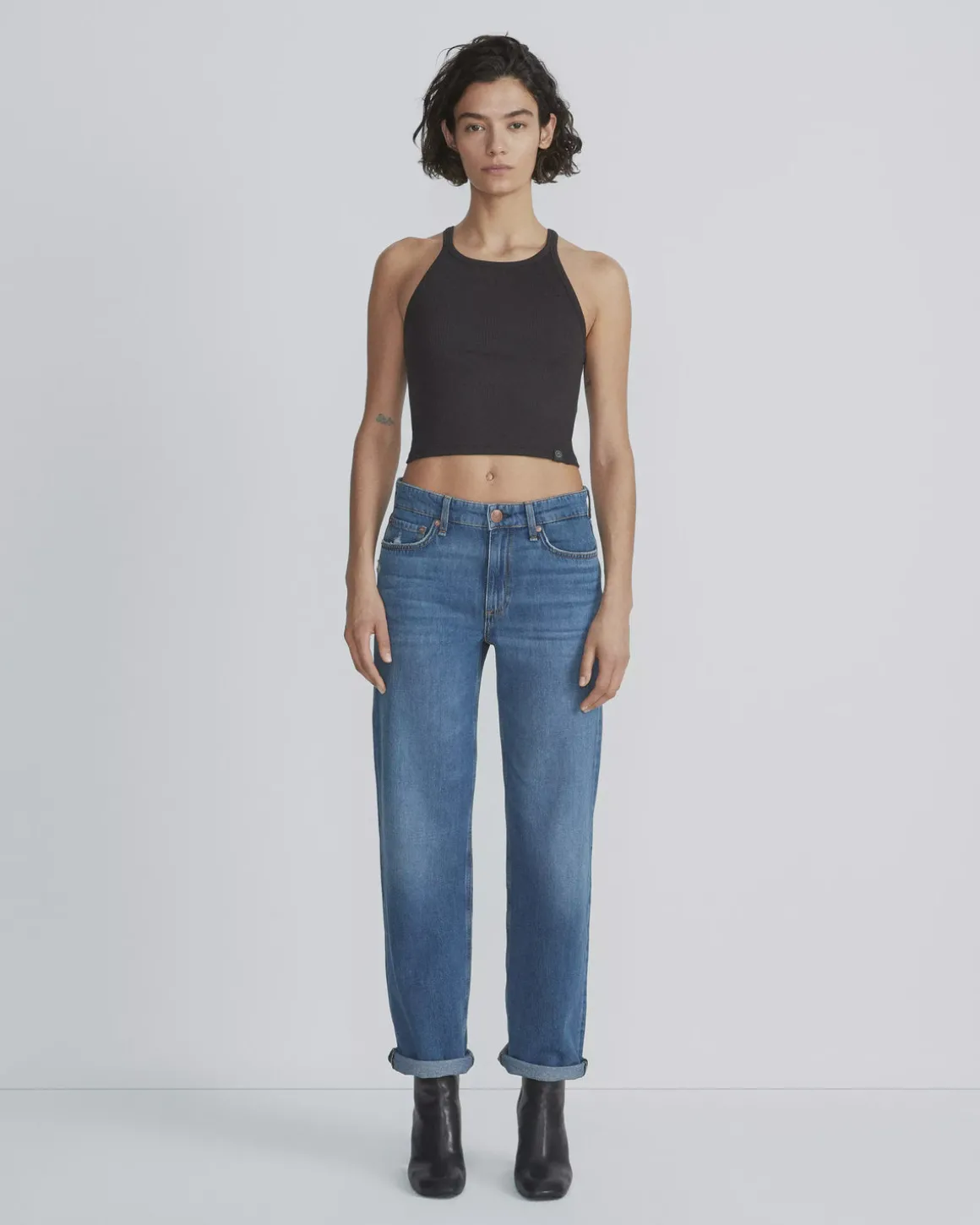 Ru0026B Dre Low Rise Baggy in Blake