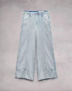 Ru0026B Featherweight Arianna Cropped Palazzo in Aliah