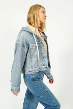 Ru0026B Miramar Trucker Hoodie in Coney