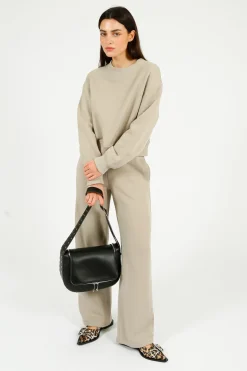 Ru0026B Vintage Terry Wideleg Sweatpant in Fossil