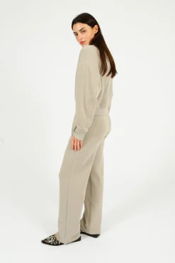 Ru0026B Vintage Terry Wideleg Sweatpant in Fossil