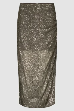 SEC.F Moonshine Pencil Skirt in Major Brown